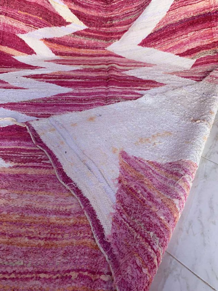 Kilim Boucherouit Rug 1.43 x 2.35 - Image 3