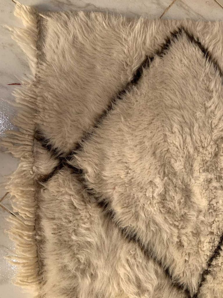 beni ourain carpets white and black and color