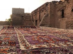 vintage moroccan carpet runner