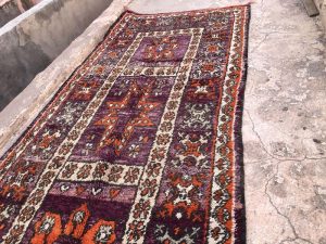 vintage moroccan carpet runner