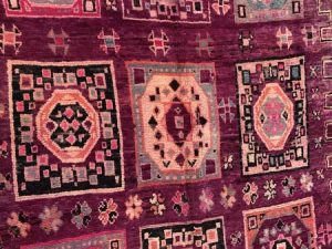 purple vintage moroccan carpet
