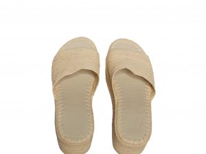 Up To 50% OFF Women Raffia Plateau Slipper Natural | Handmadology