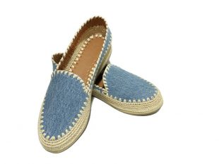 moroccan jeans raffia shoes