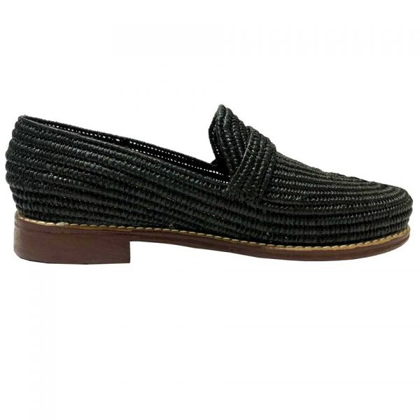 raffia loafers