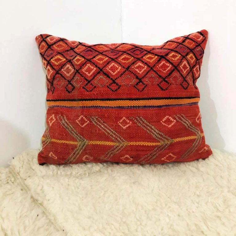 Berber Kilim Moroccan Pillow - Image 1