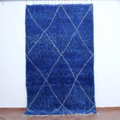 blue beni ourain rug