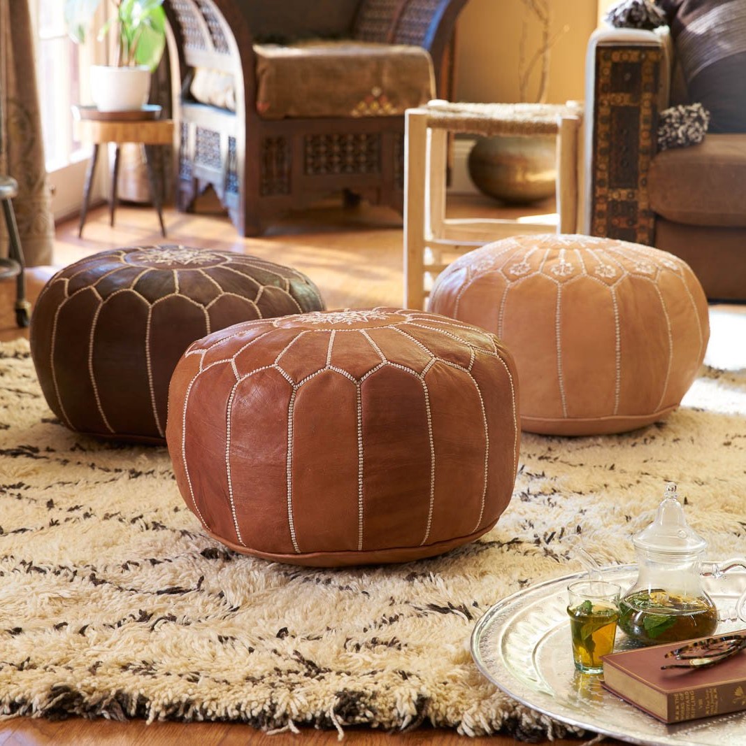 Moroccan Poufs and Ottoman 50 OFF Handmadology