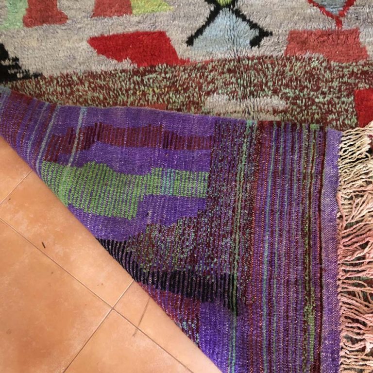 Moroccan Boujad Vintage Rug 6x8 - Image 5