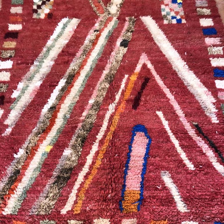 Moroccan Boujad Vintage Rug - Image 3