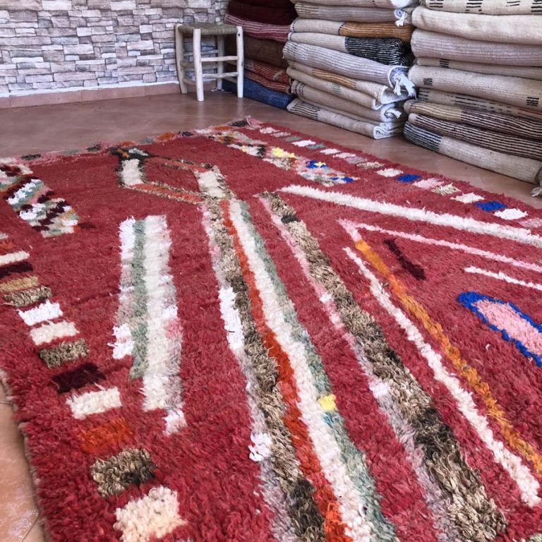 Moroccan Boujad Vintage Rug - Image 4