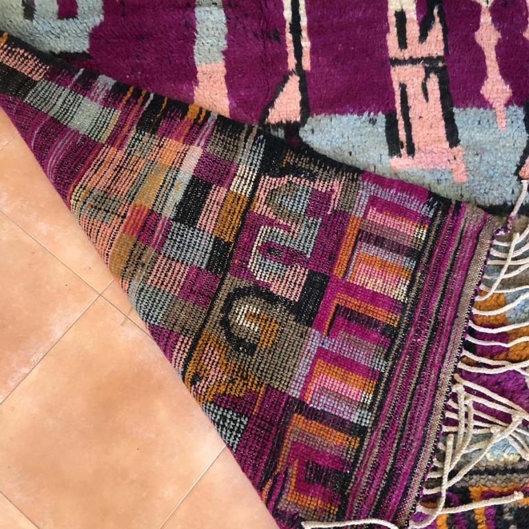 Moroccan Boujad Vintage Rug - Image 3
