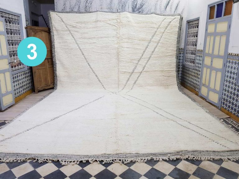 Custom Moroccan Beni Ourain Rug - Image 4