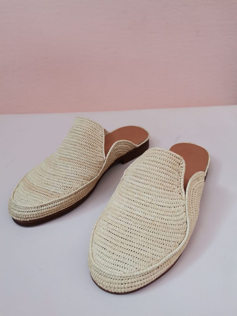 Natural Raffia Shoes Men - Image 4