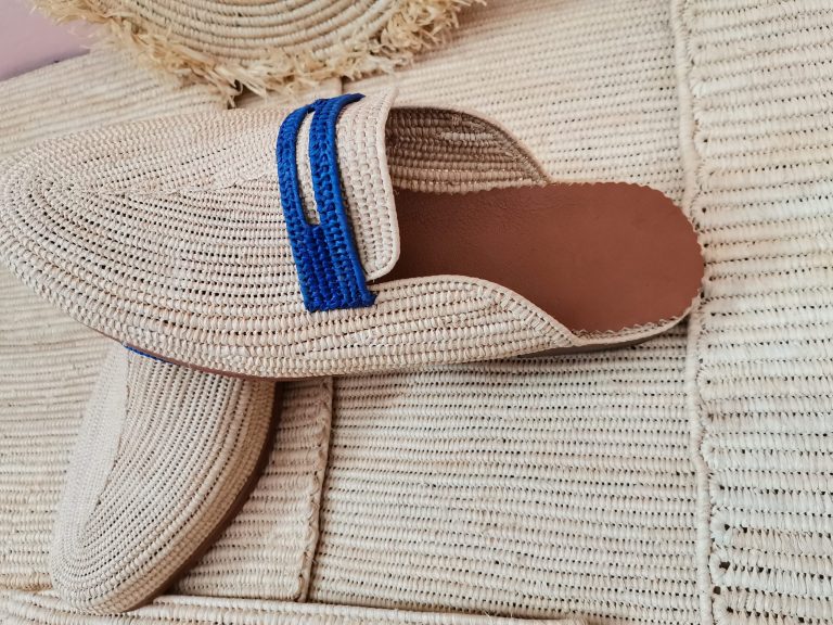 Natural Raffia Shoes - Image 3