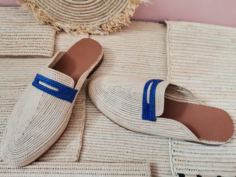Natural Raffia Shoes - Image 4