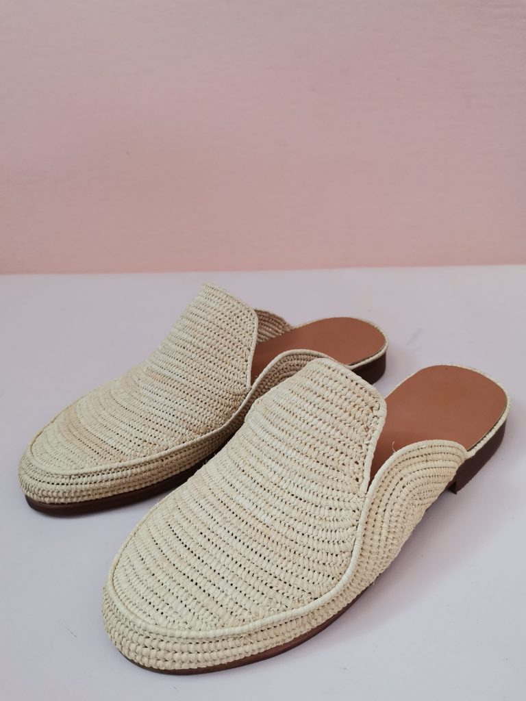 Natural Raffia Shoes Men - Image 2