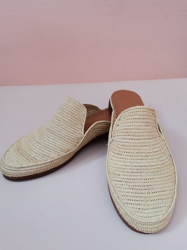 Natural Raffia Shoes Men - Image 3