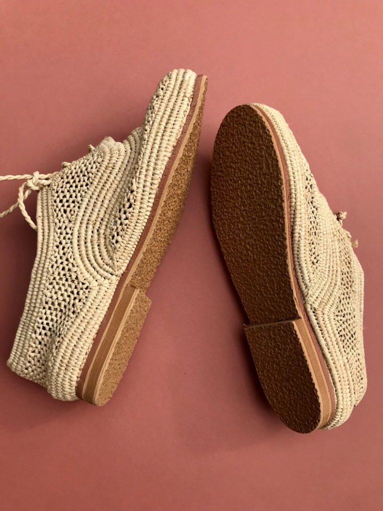 Natural Raffia Shoes Men - Image 4