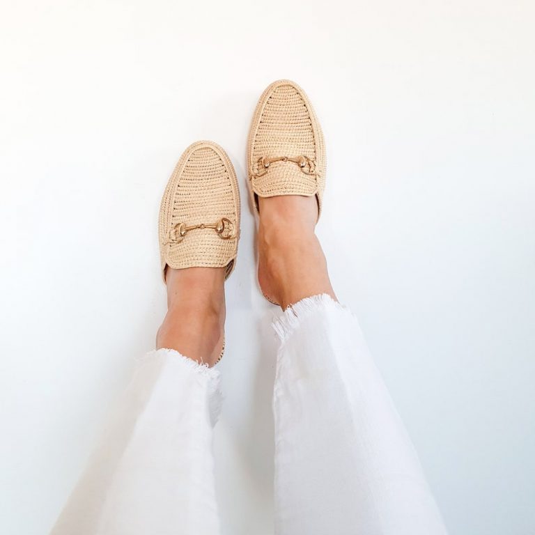 Natural Raffia Shoes - Image 3