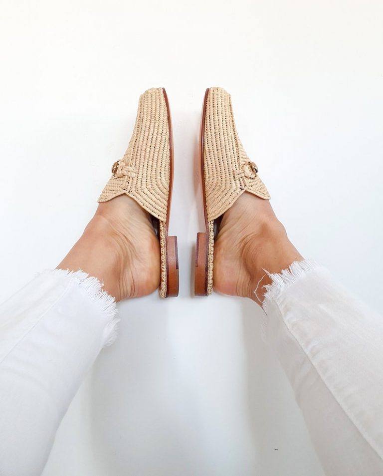 Natural Raffia Shoes - Image 2