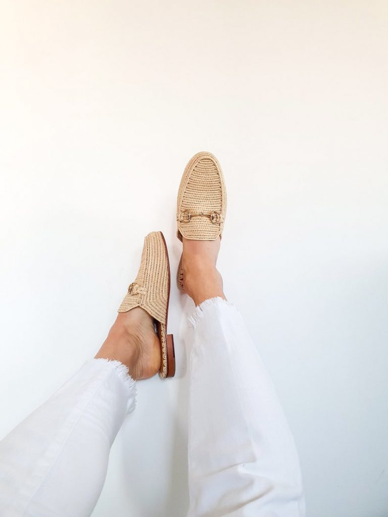 Natural Raffia Shoes - Image 4